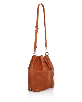 Longchamp Le Foulonné Large Leather Bucket Bag  display picture 1