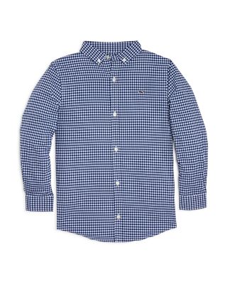 Vineyard Vines - Boys' Gingham Performance Shirt - Little Kid, Big Kid