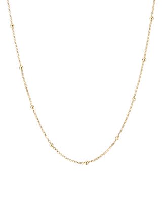 David Yurman 18K Yellow Gold Cable Collectibles Bead & Chain Necklace, 36
