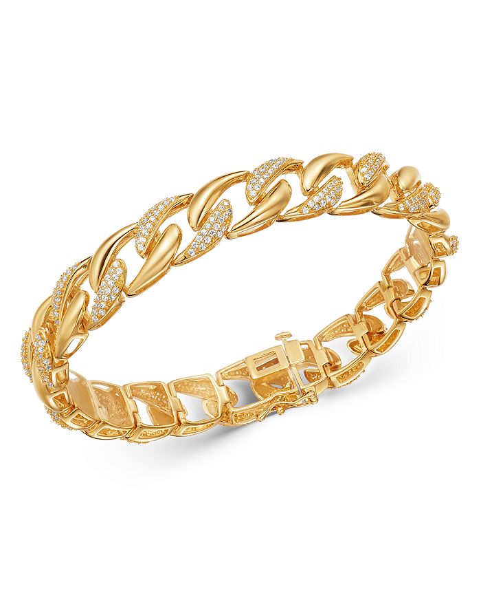 Bloomingdale's Diamond Link Bracelet In 14k Yellow Gold, 2.0 Ct. T.w. - 100% Exclusive In White/gold