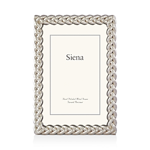 Siena Tizo Silver Braid Frame, 8 X 10