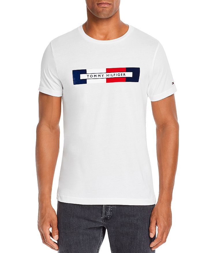 Tommy Hilfiger Graphic Logo Tee | In Navy ModeSens