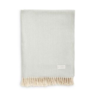 SFERRA Celine Throw- Silversage | Bloomingdale's