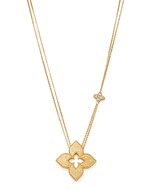 Roberto Coin 18K Yellow Gold Venetian Princess Diamond Pendant Necklace, 30