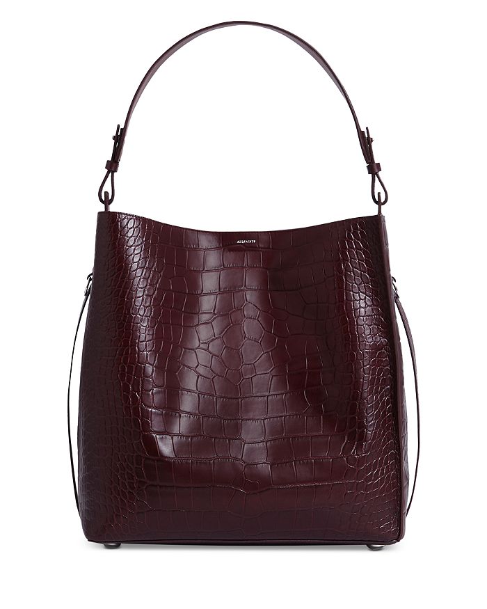 ALLSAINTS - Polly Croc-Embossed Large Leather Tote