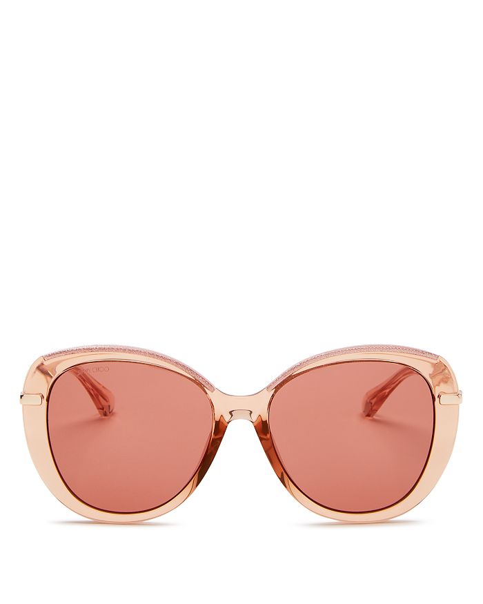 Download Jimmy Choo Women's Butterfly Sunglasses, 56mm In Pink ...