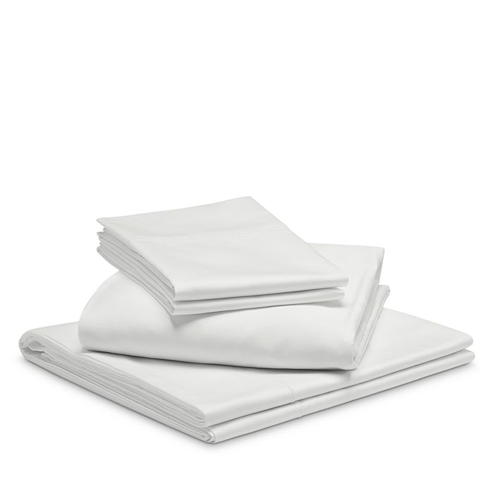 Riley Home Percale Flat Sheet, Queen In White
