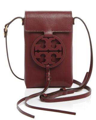 tory burch miller leather smartphone crossbody