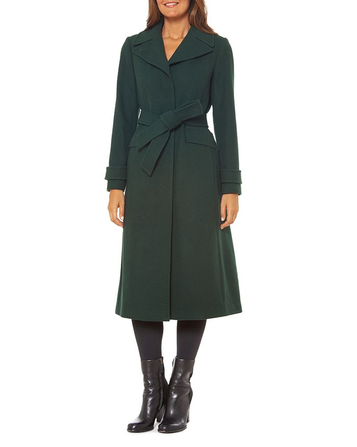 Kate spade belted long coat store
