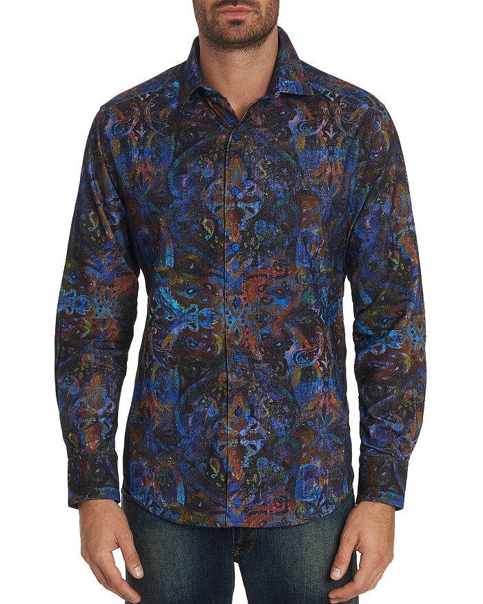 Robert Graham Lucy Diamond Classic Fit Shirt | Bloomingdale's