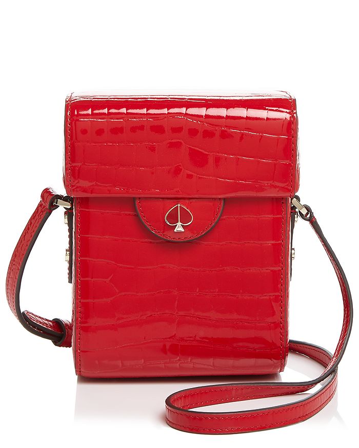 Kate Spade New York Cleo Medium Crocembossed Camera Crossbody In