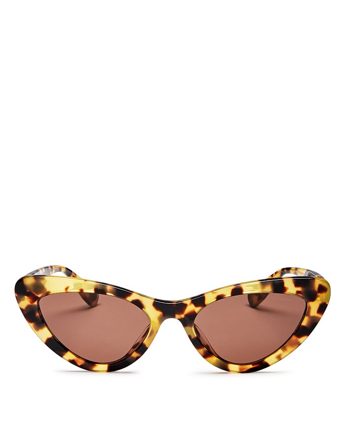 Miu Miu Women's Slim Cat Eye Sunglasses, 55mm | Bloomingdale's