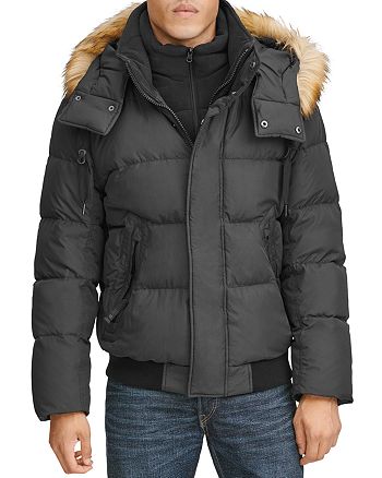 Marc New York Clermont Hooded Bomber Puffer Jacket | Bloomingdale's