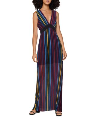 BCBGeneration Rainbow Stripe Maxi Dress | Bloomingdale's Women