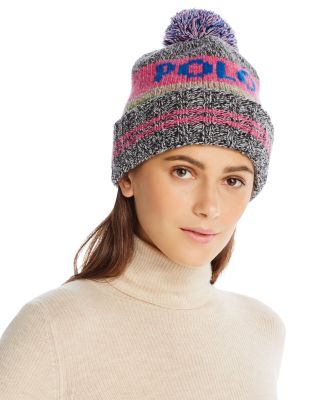 Polo Ralph Lauren Pom Pom Wool Logo Beanie Bloomingdale s