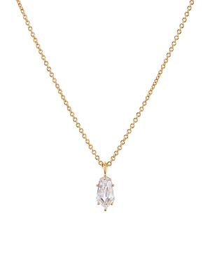 Nadri Eliza Small Pendant Necklace, 15-18 In Gold