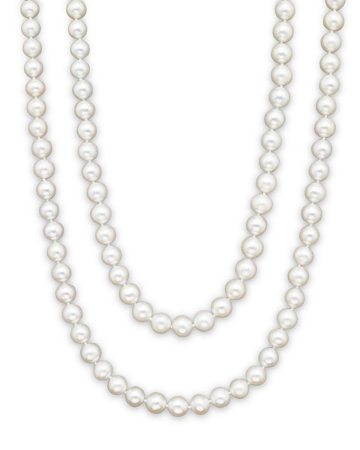 Bloomingdale's Cultured Freshwater Pearl Strand Necklace, 36 In White