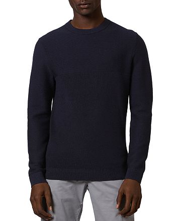 Ted Baker Pontac Mixed Rib Crewneck Sweater | Bloomingdale's