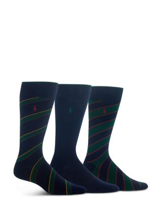 Polo Ralph Lauren - Diagonal Stripe Socks - Pack of 3