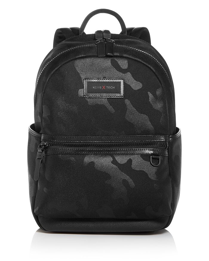 Michael kors best sale black camo backpack