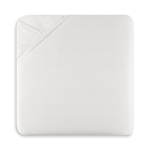 Sferra Giotto Fitted Sheet, Twin In White