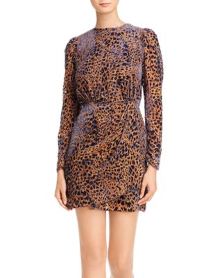 kooples leopard dress