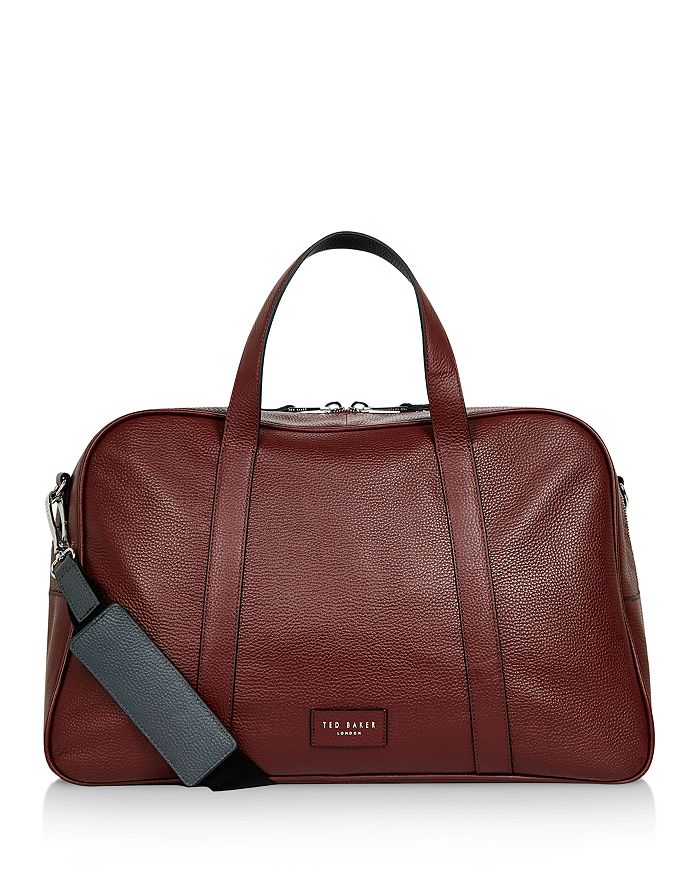 TED BAKER TRAVES LEATHER HOLDALL,MXB-TRAVES-XH9M