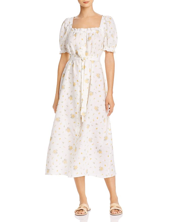 Sleeper Brigitte Linen Midi Dress | Bloomingdale's