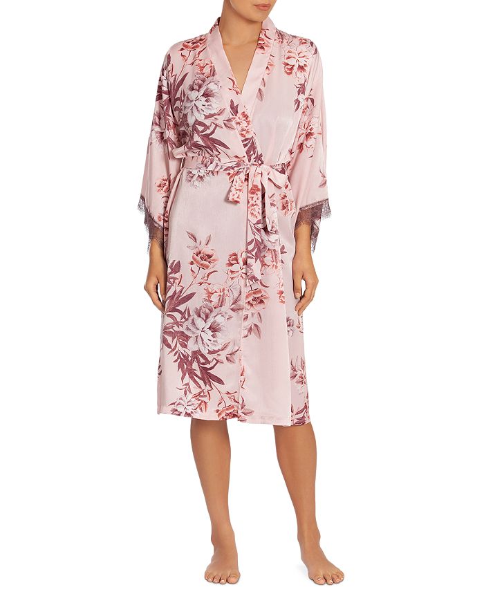 MIDNIGHT BAKERY JOANNA FLORAL WRAPPER dressing gown,SLN135