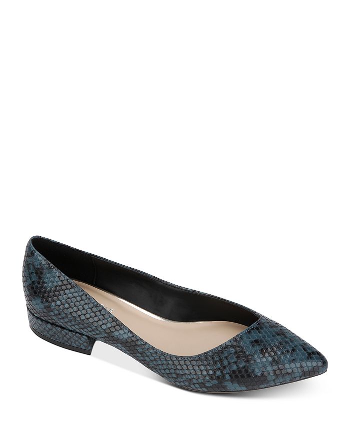 kenneth cole camelia leather ballet flat