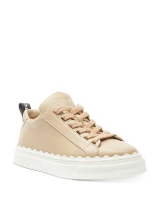 【Chloe】LAUREN SNEAKER◆CHC19U108D2 Chloé Lauren lace sneakers for Women - Beige in UAE | Level