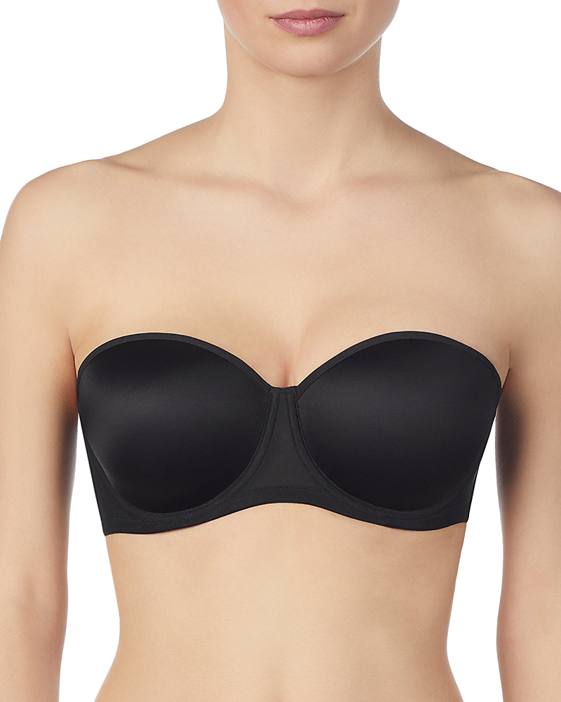 Le Mystere Clean Lines Strapless Underwire Bra In Black