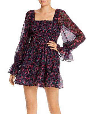 mini peasant dress