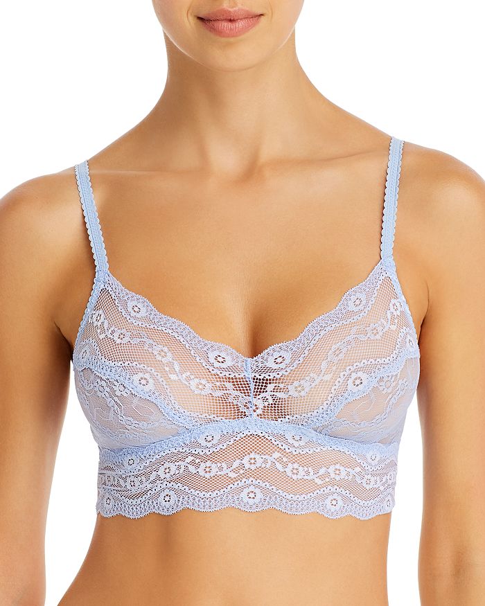 Lace Kiss Bralette In Faience