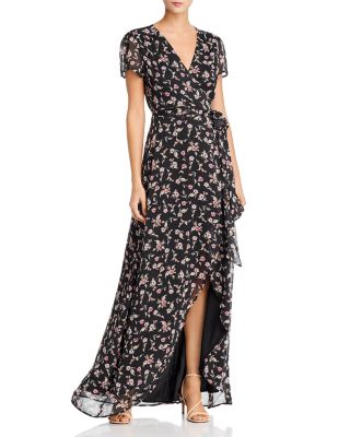 WAYF - The Zoey Floral-Print Wrap Dress