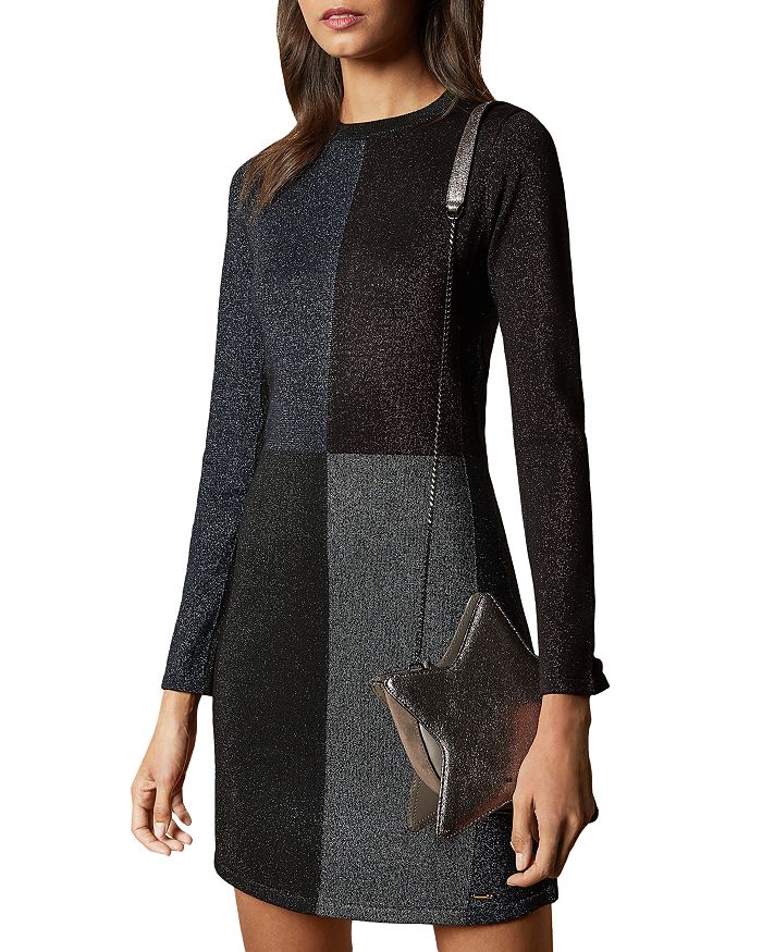Ted Baker Ted Baker Color by Numbers Redlo Color Blocked Knit