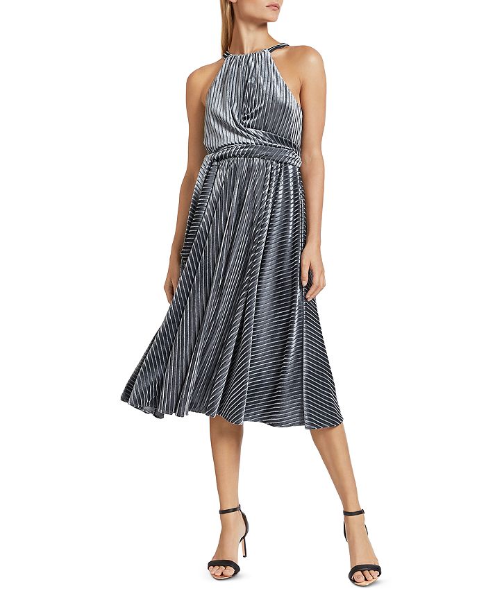 Ted Baker Cyleste Velvet Striped Dress | Bloomingdale's