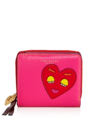 Tory Burch Perry Patchwork Hearts Bifold Wallet | Bloomingdale's