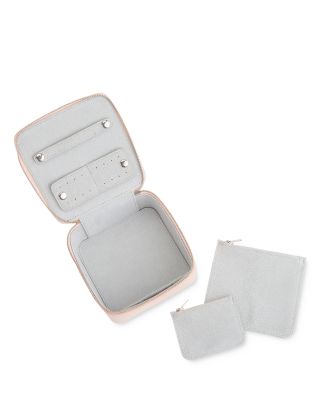 Leather Travel Jewelry Case