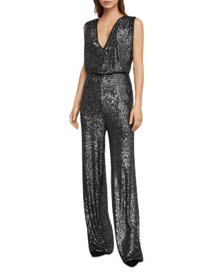 bcbg sequin jumpsuit