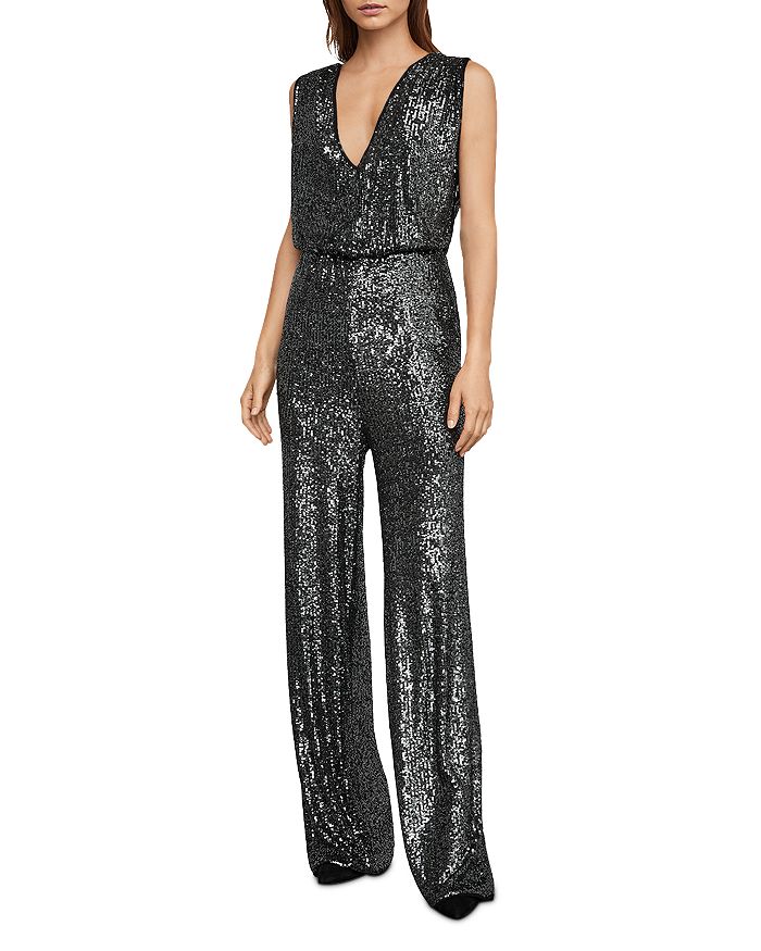Bcbg sequin jumpsuit sales