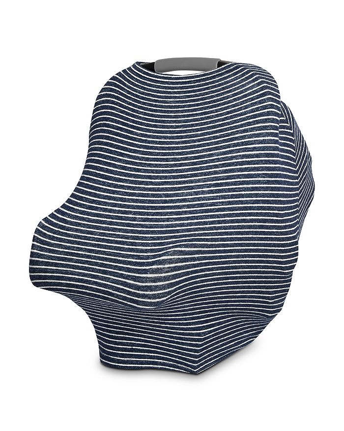 Aden And Anais Kids'  Boys' Striped Snuggle Knit Multi-use Cover - Baby In Navy