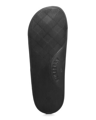 Burberry Men's Furley Vintage Check Slide Sandals