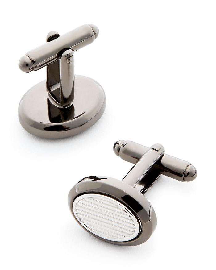 The Men's Store At Bloomingdale's Tom Oval Cufflinks - 100% Exclusive In Black