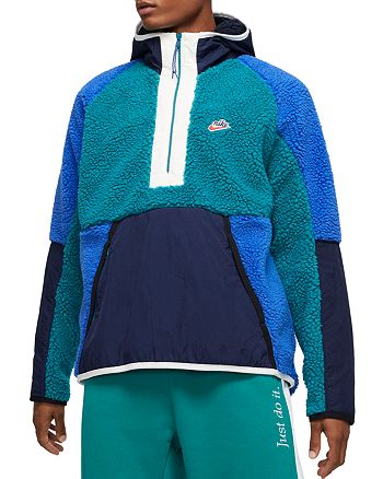 Nike Color-Block Half-Zip Hoodie | Bloomingdale's