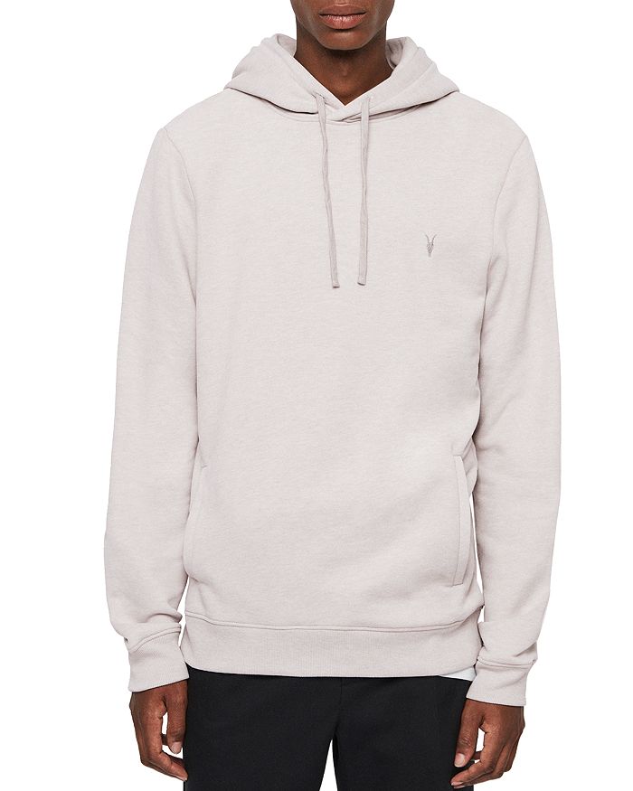 Allsaints Raven Oth Hoodie In Taupe Marl