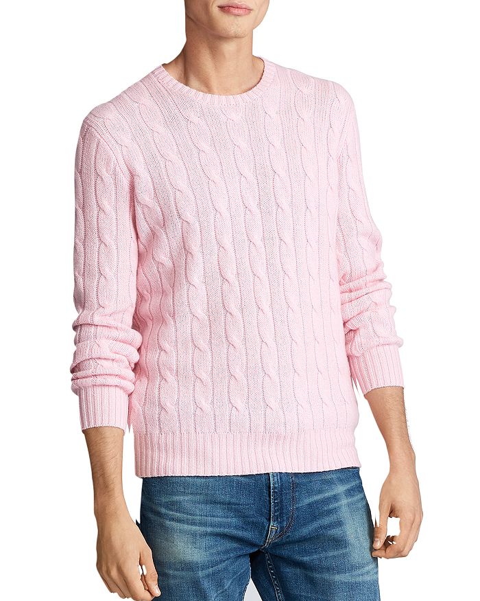 POLO RALPH LAUREN CABLE-KNIT CASHMERE SWEATER,710775749008