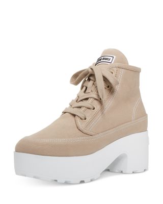 canvas platform sneakers