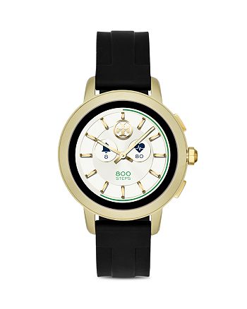 Tory Burch Tory Silicone Strap Touchscreen Smartwatch, 42mm | Bloomingdale's