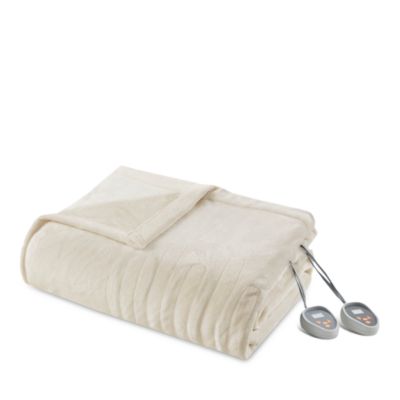 Plush Heated Blanket, Queen